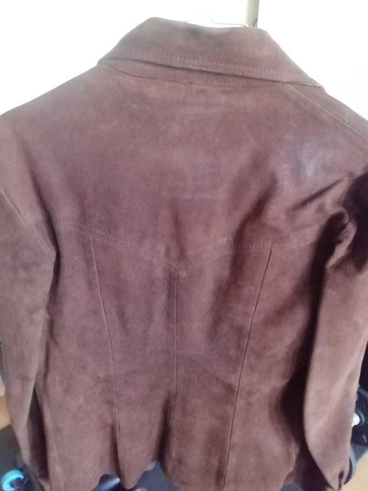 Camisa camurça vintage castanha