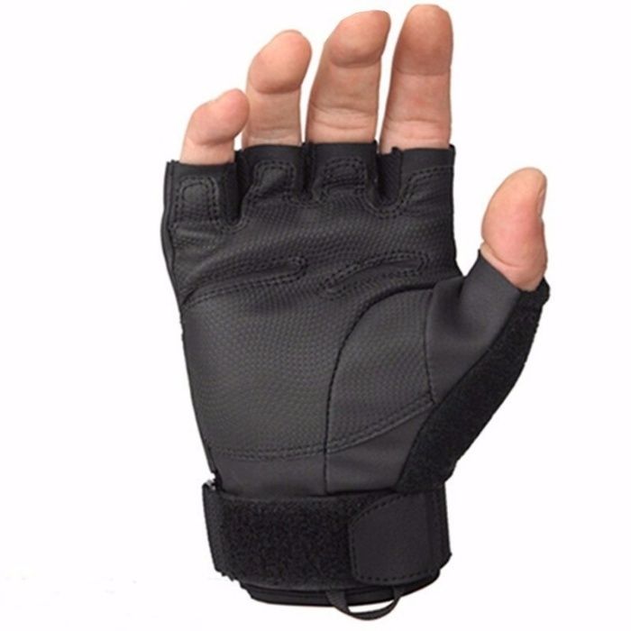 Luvas Tática Militar - Meio dedo - Balckwak - Preto - ARTIGO NOVO