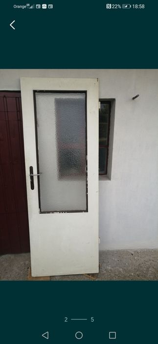 Drzwi prl drewniane 70 solidne z lat 70-tych