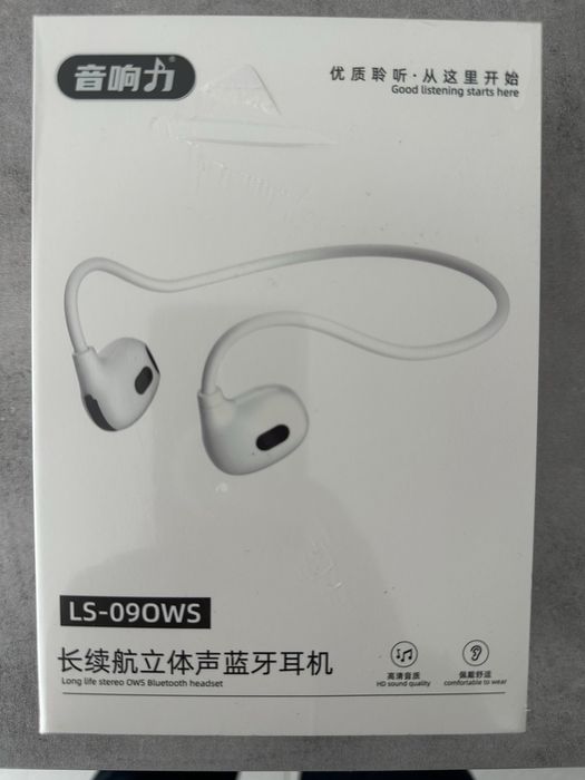 fone de ouvido Bluetooth estéreo de longa duração