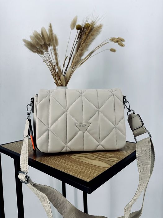 Nowa torebka damska klapa pikowana