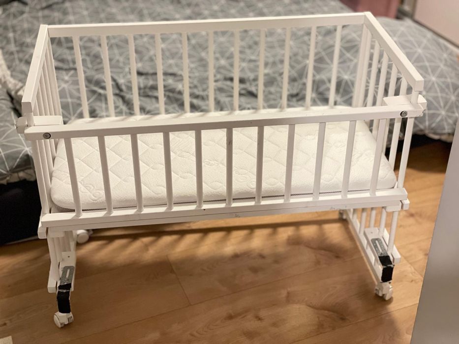 Łóżeczko Klupś z materacem 90 x 40 cm