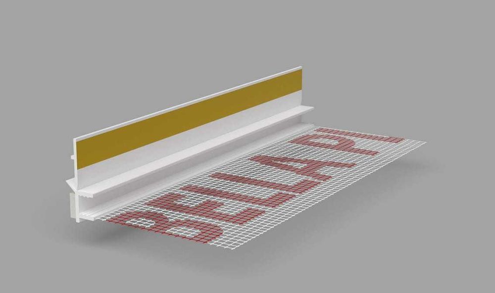 Listwa przyokienna z siatką i uszczelką różne kolory