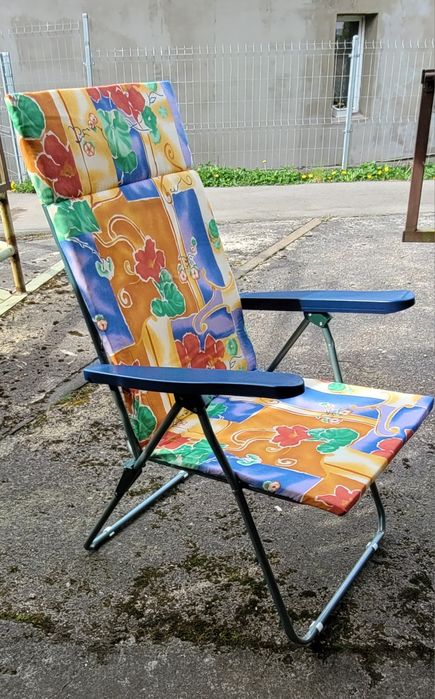 Fotel leżak ogrodowy składany