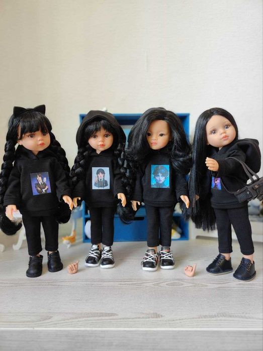 Одежда для куклы Венсдей Уэнсдей Паола Рейна одяг для ляльки Wednesday