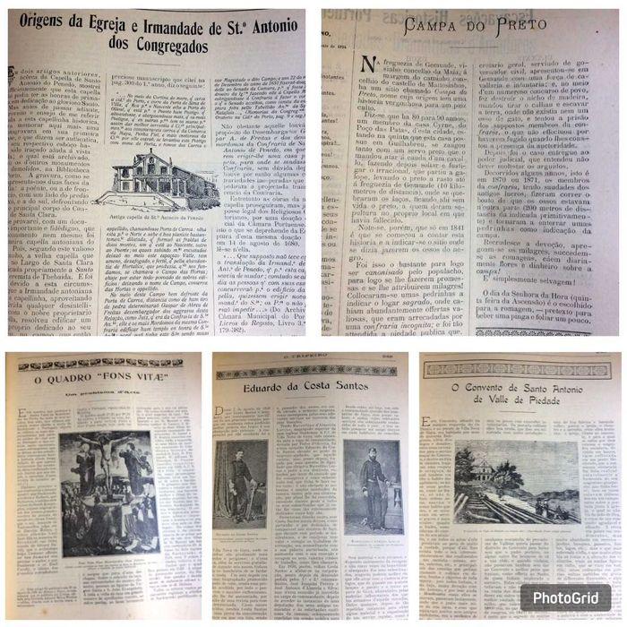 Um pouco da história do Porto. O TRIPEIRO. Ano completo de 1909