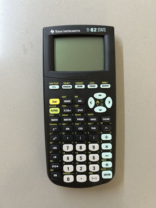 Calculadora Gráfica Texas Instruments TI-82 Stats com manual