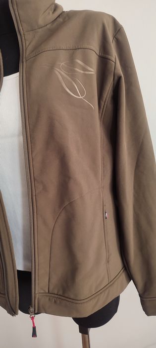 Damska bluza ocieplana, Softshell roz L/Xl