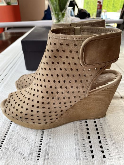 Buty Ryłko r37 skóra zamszowa naturalna