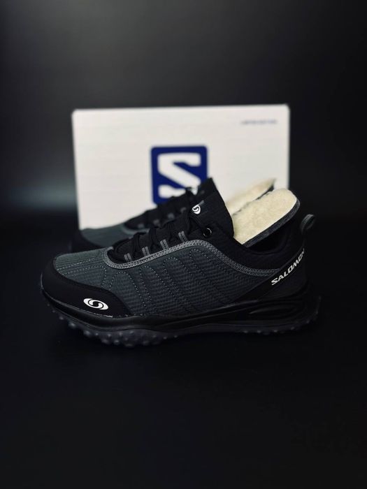 Термо кроссовки Salomon на меху Ватерпруф не поомокают, зимние кросовк