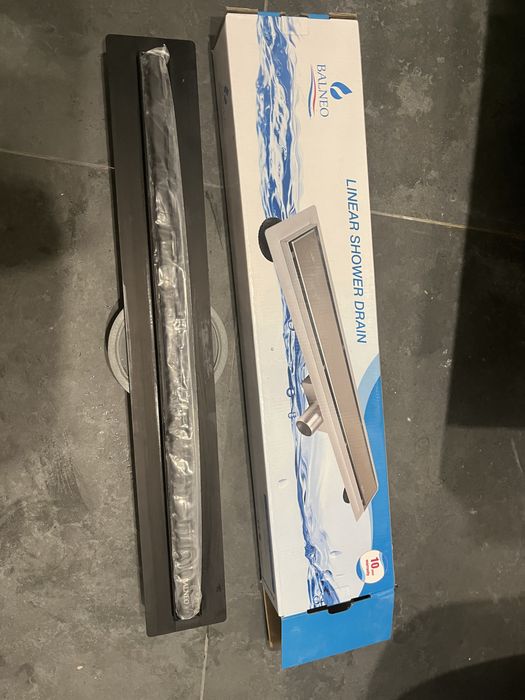 Odpływ liniowy Balneo 60 czarny mat