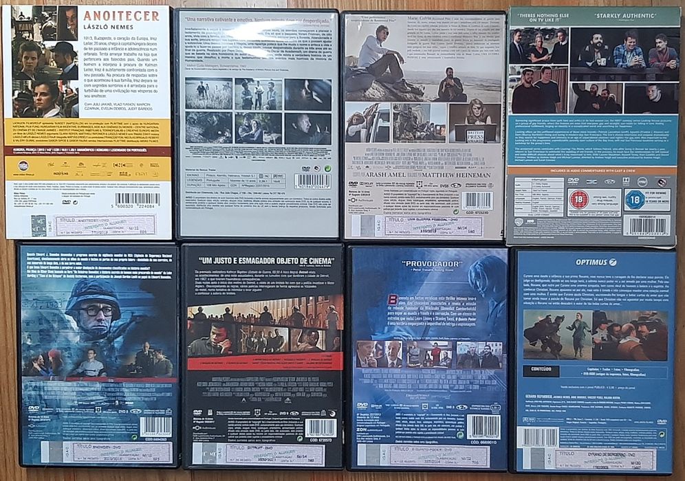 DVDs pack de sete DVDs