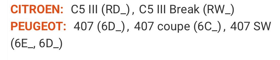 Czujnik ABS peugeot 407 oś tylna