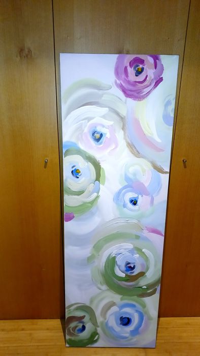 Tela pintada a óleo