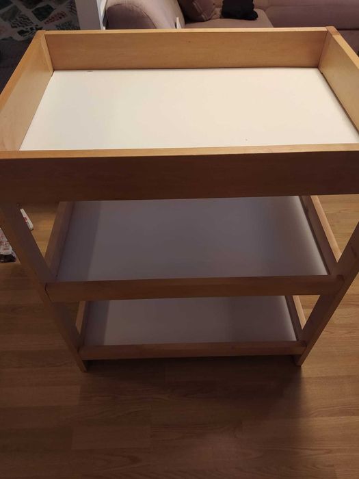 Przewijak dziecięcy drewniany stolik do przewijania wolnostojący