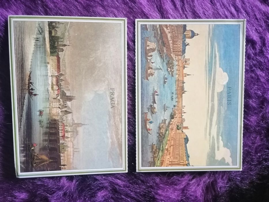 Conjunto de postais antigos