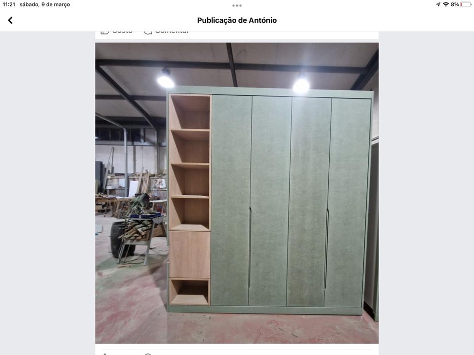 Roupeiros por medida  em idrofogo