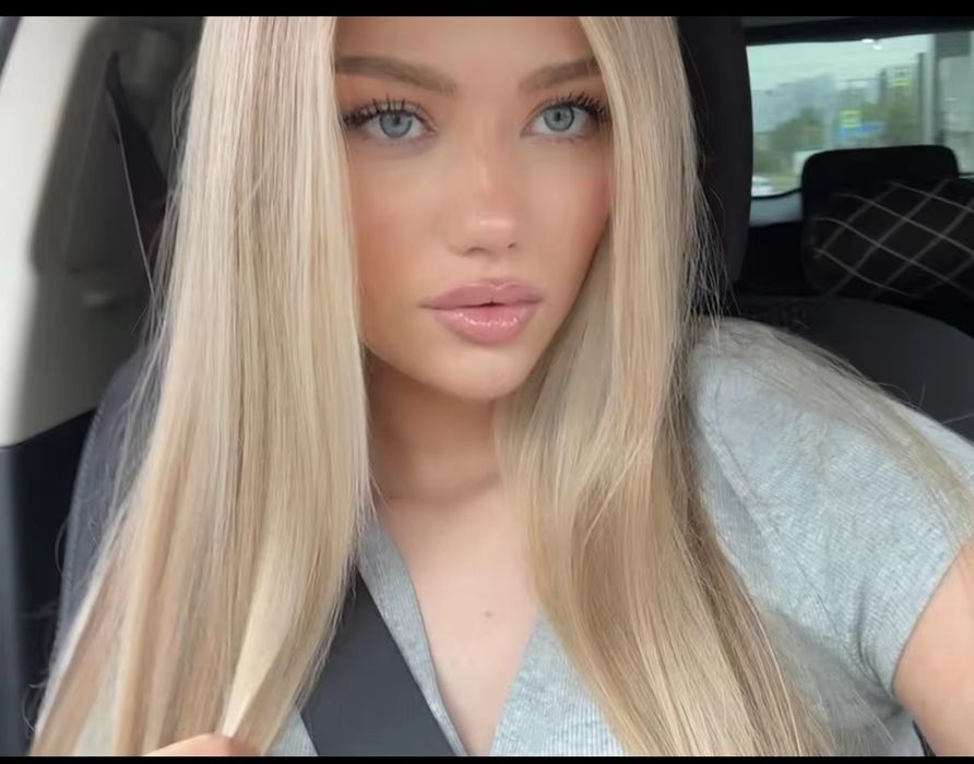 Peruka naturalna ciepły blond