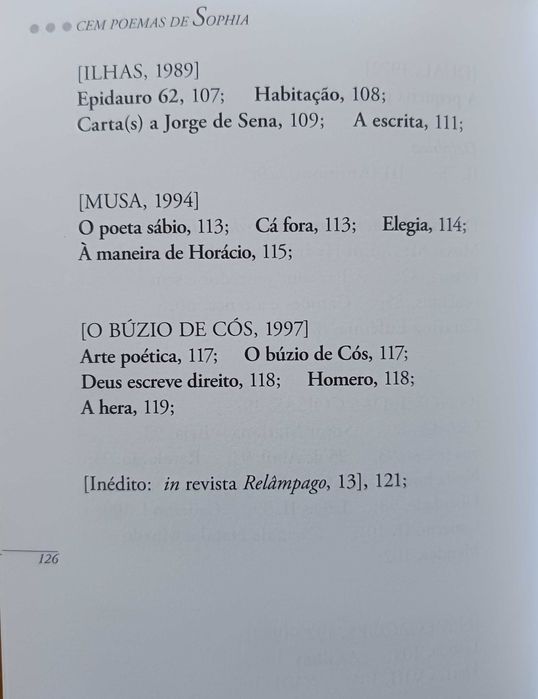 Cem poemas de Sophia - Sophia de Mello Breyner Andresen
