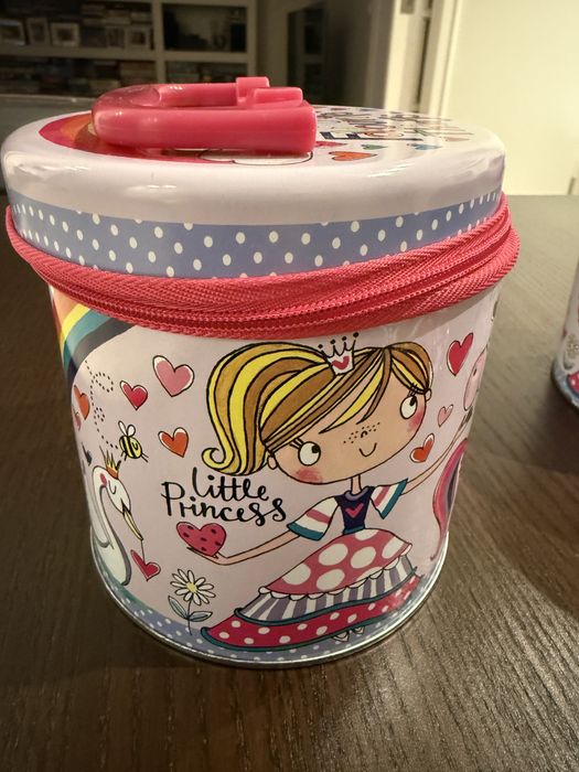2 caixas unicórnio para menina e acessorios