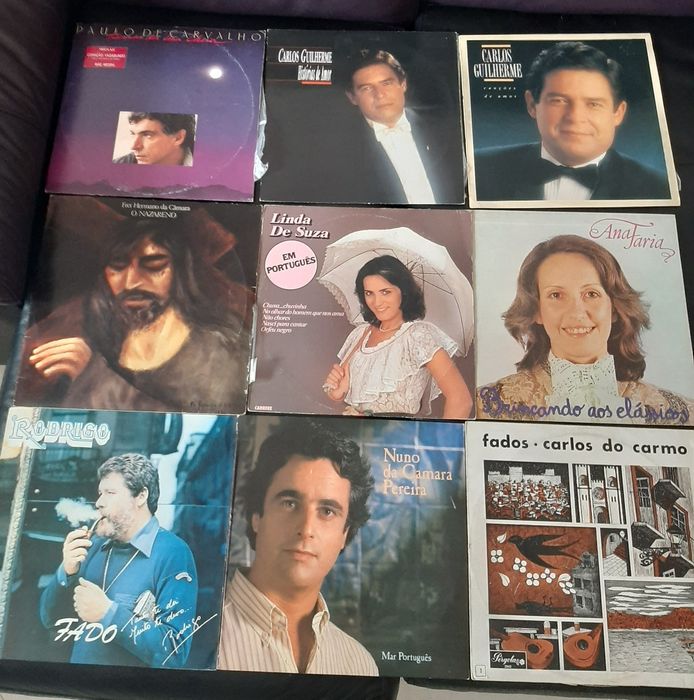 Vinil Portuguesa Fado Carlos carmo Paulo Carvalho frei linda suza fari