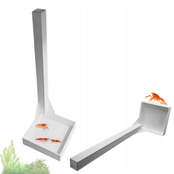 Karmnik dla krewetek - Komin - Idealny dla krewetek - narożny 8x8x25cm