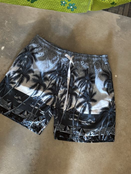 Calções de Banho Palmeiras Azuis M