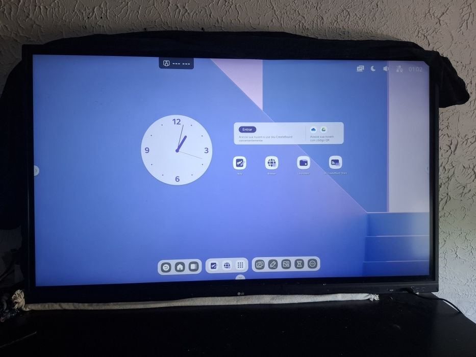 Televisão LG de 85 ppolgadas
