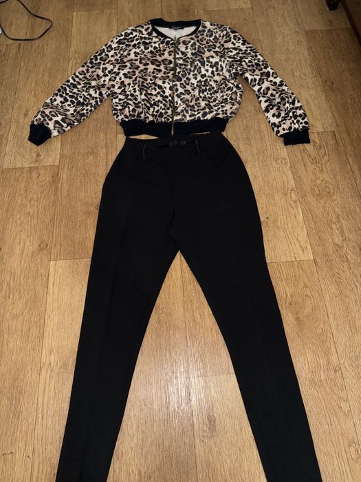 Бомбер в лео принт