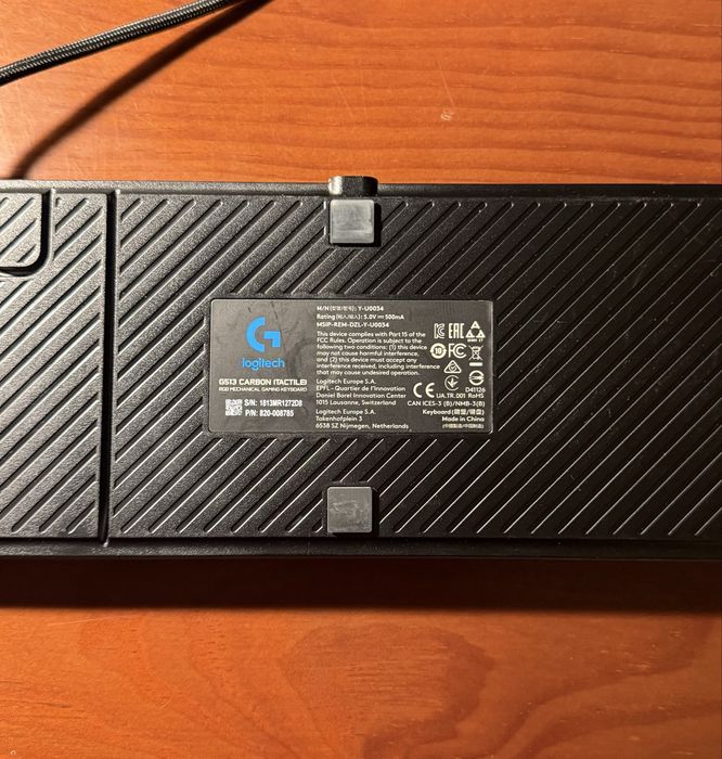 Teclado G513 Carbon, profissional