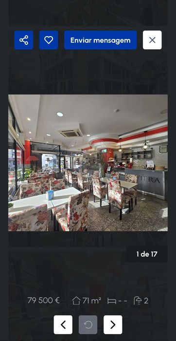 Vender-se pastelaria e cafe