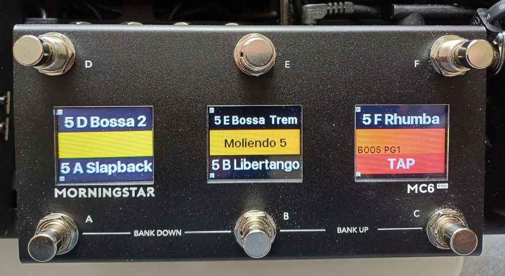 Morningstar MC6 Pro sterownik midi do efektów gitarowych