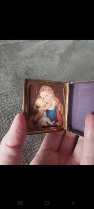 Caixa Nossa Senhora e menino