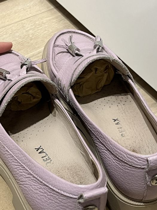 Skorzane mokasyny loafersy Rylko