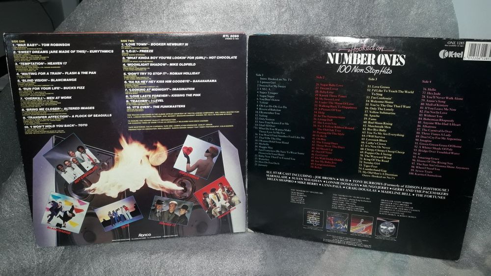 Платівка вінілова "HITS on Fire" /збірник хітів / LP  з Англії