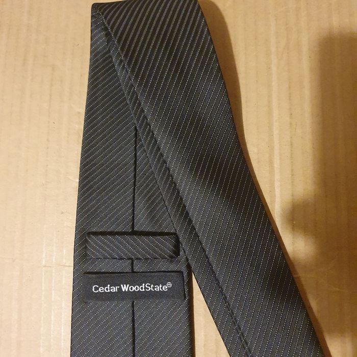 Krawat męski Cedar WoodState poliester(k-1) OK