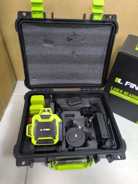 Лазерний рівень L-fine, 4d, лазерный уровень, нивелир 16 линий
