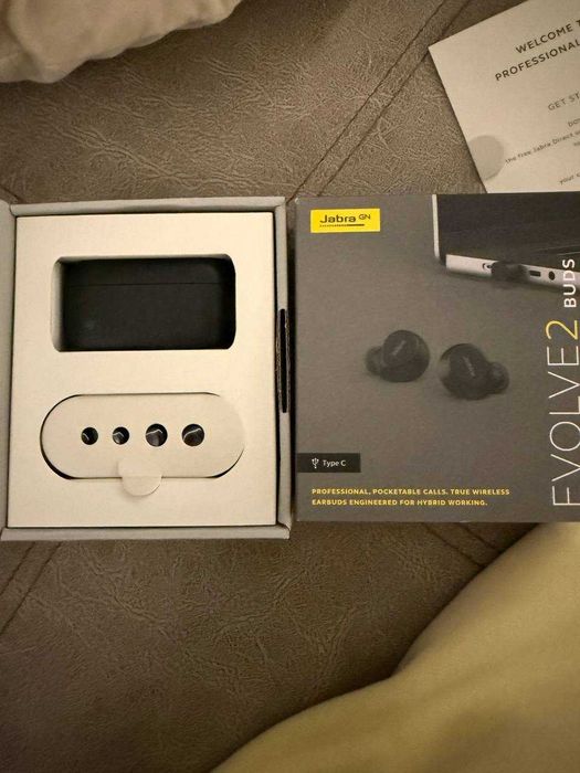 Auriculares Profissionais Jabra Evolve2 Buds – Como Novos!