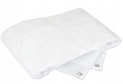 Plandeka ochronna Biała 6m x 10m