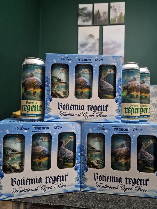 Piwo kolekcjonerskie Regent, Karp, Sum, Szczupak, Jesiotr, Sandacz