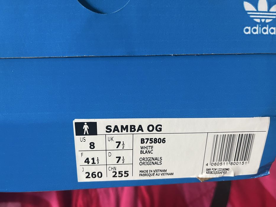 Sapatilhas Adidas Samba 41 novas com caixa