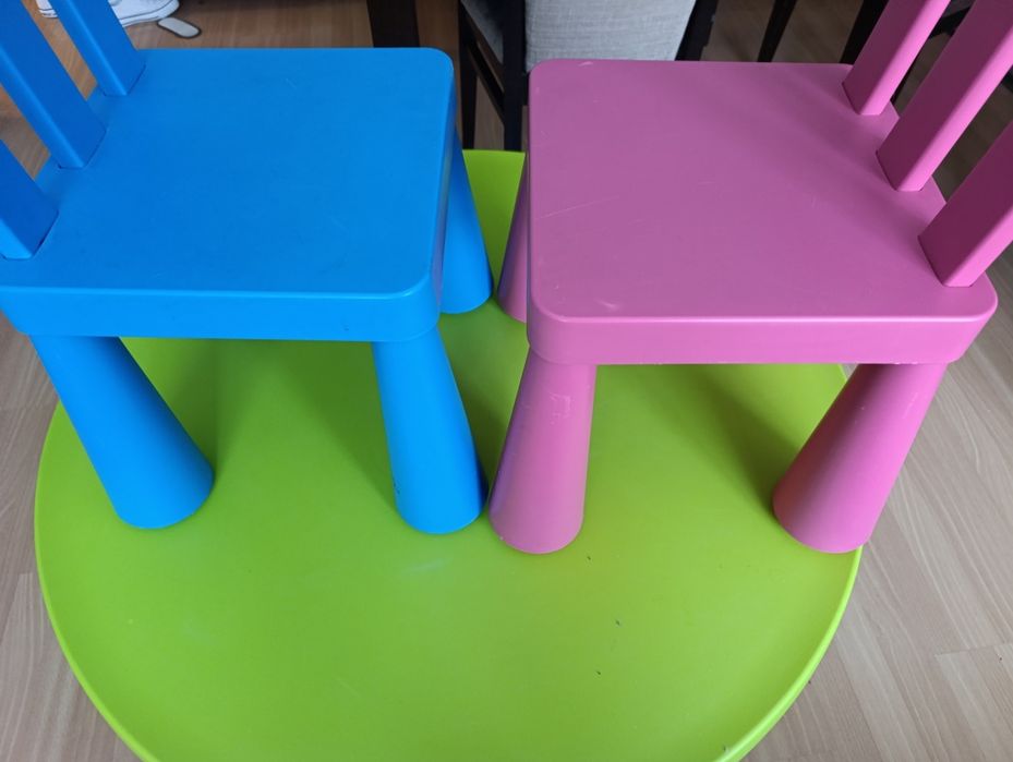 Stolik i krzesełka dziecięce Mamut  Ikea