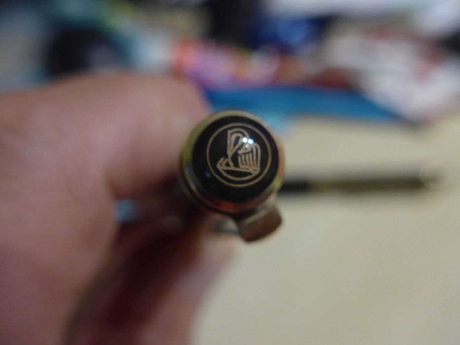 Oryginalne pióro i ołówek Pelikan M400, szylkret, złota stalówka