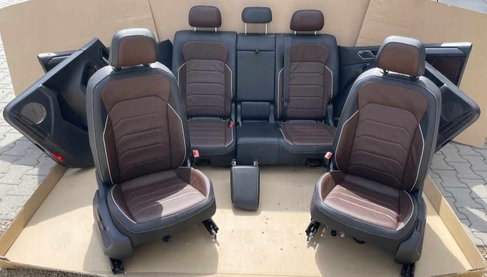 Fotele skórzane VW Tiguan II 16-24 Allspace
