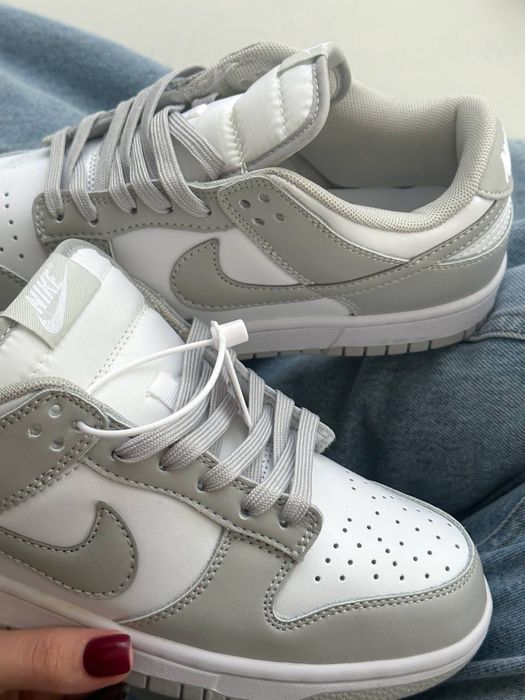 Кросівки Nike Dunk Low Grey White Leather
