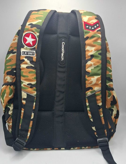 Coolpack Plecak młodzieżowy Bentley Camo Desert Badges bdb stan