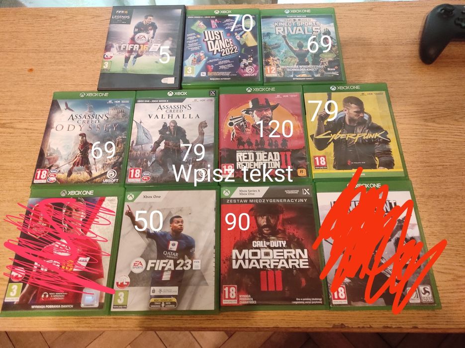 Gry x box one /s x / series s/x tanio!!!