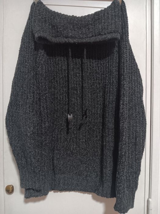 Camisola Cinza Gola Alta