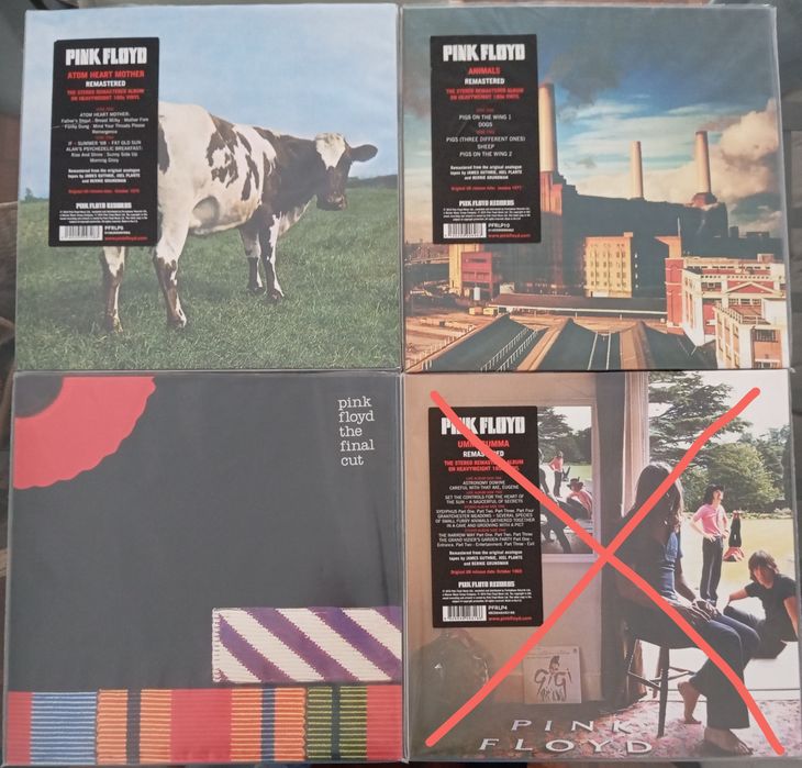 Discos Vinil Pink Floyd - Final Cut / Atom Heart Mother / Animals