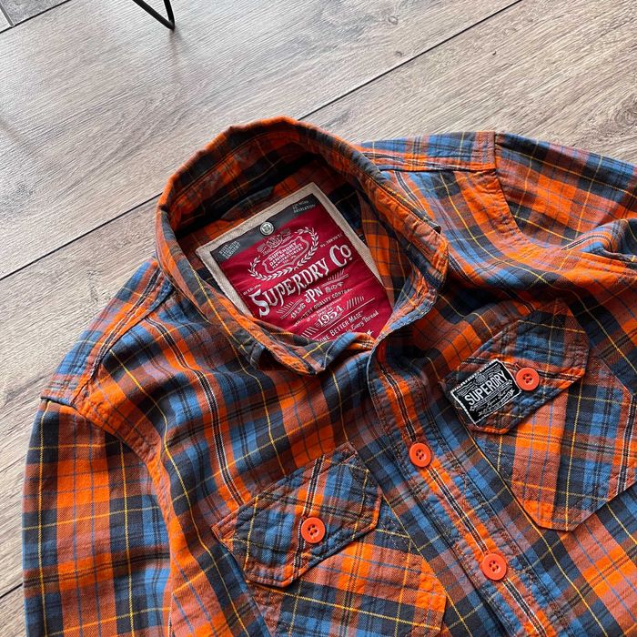 Superdry koszula w kratę męska S